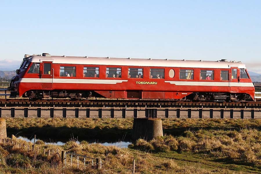 On the rails in New Zealand